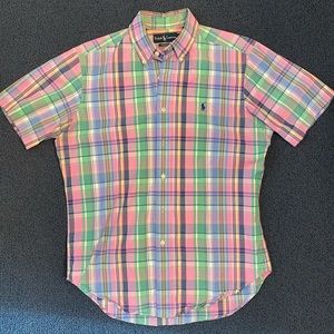 Polo - Ralph Lauren Button-Up Short Sleeve Shirt M